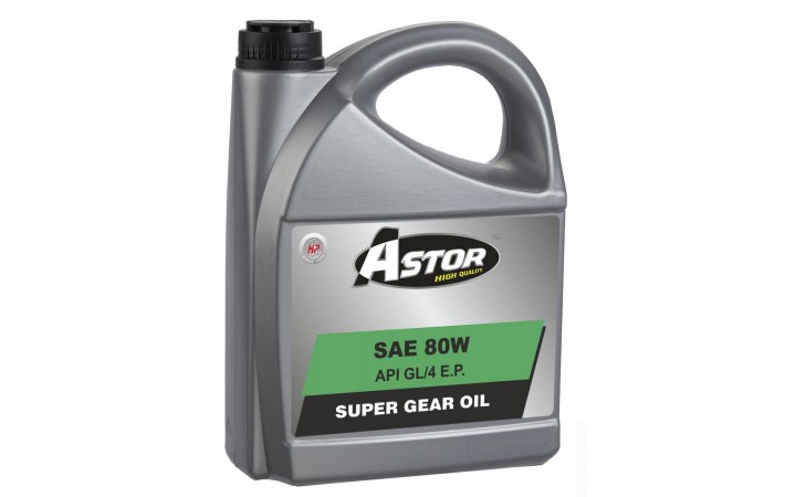 ASTOR SUPER GEAR OIL SAE 80W API GL/4 E.P.