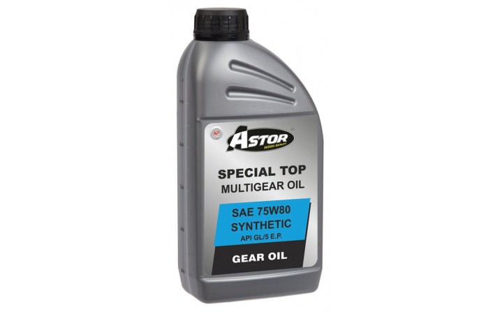 ASTOR SPECIAL TOP MULTIGEAR OIL SΥNTHETIC SAE 75W80 API GL/5 E.P.